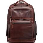 Bonfanti Luxury Brown Leather Backpack Nombongo Large Leather Backpack — Bostanten – BOSTANTEN main image 4