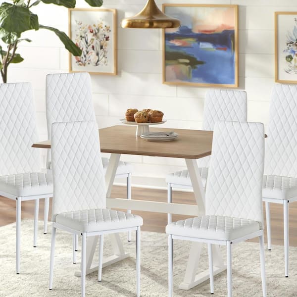 metal dining room chairs set of 6