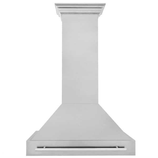 ZLINE Kitchen and Bath 30 in. 700 CFM Ducted Vent Wall Mount Range Hood in  Fingerprint Resistant Stainless Steel 8654SNX-36 - The Home Depot