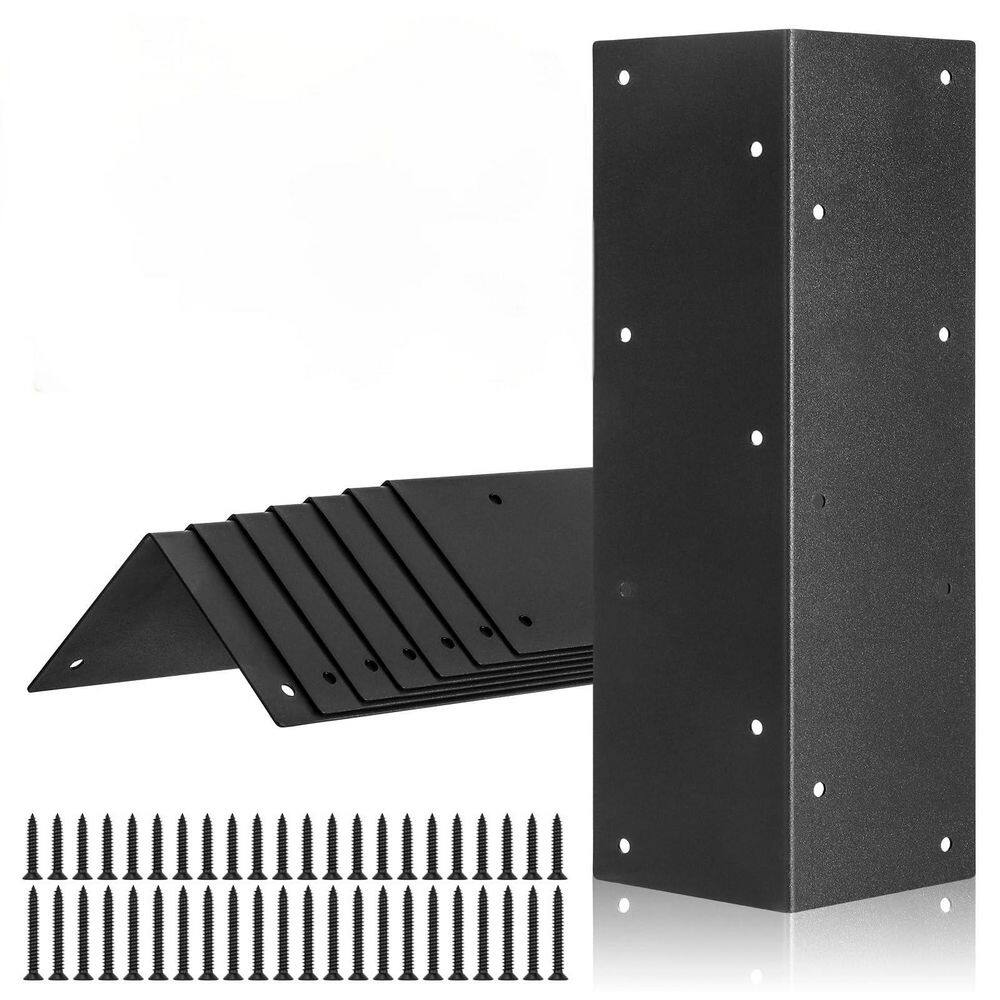 11 in. x 3 in. x 3 in. Metal Raised Garden Bed Corner Brackets with Wood Screws for 20 in.-24 in. H Bed, Black (8-Pack) price history on PriceWatchPro