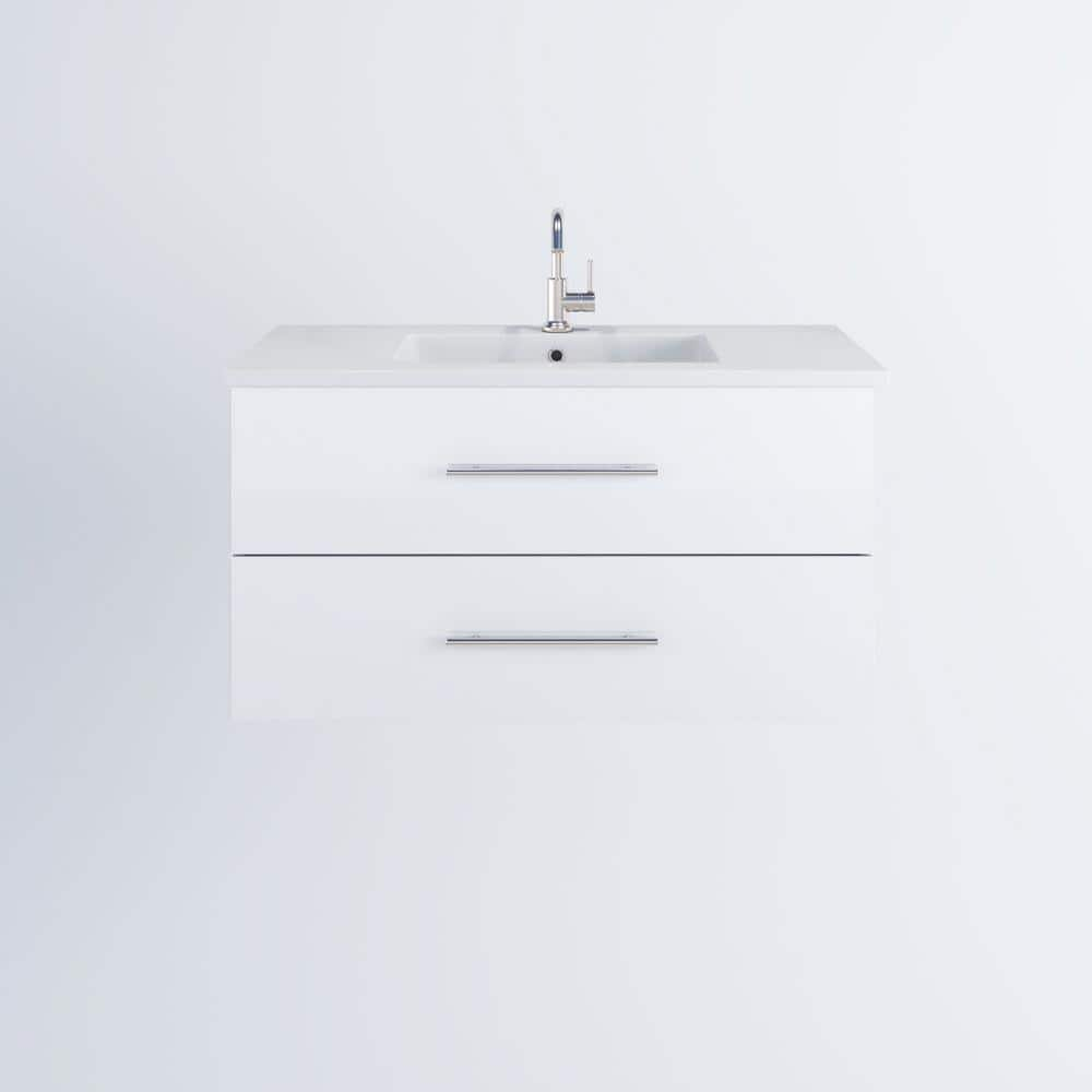 Volpa Usa American Crafted Vanities Napa In W X In D Single Sink Bathroom Vanity Wall