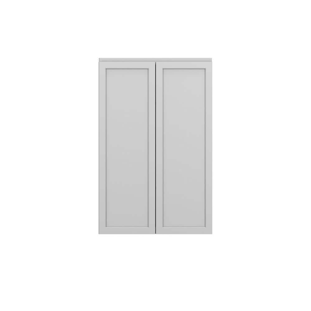 Westport Shaker 27 in. W x 42 in. H x 12 in. D in Painted White Plywood Assembled Wall Cabinet price history on PriceWatchPro