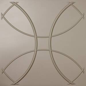 Celestial Latte 2 ft. x 2 ft. Lay-in or Glue-up Ceiling Panel (Case of 6)