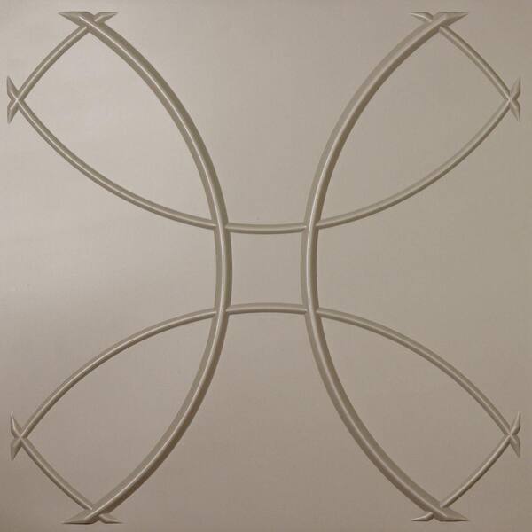 Unbranded Celestial Latte 2 ft. x 2 ft. Lay-in or Glue-up Ceiling Panel (Case of 6)