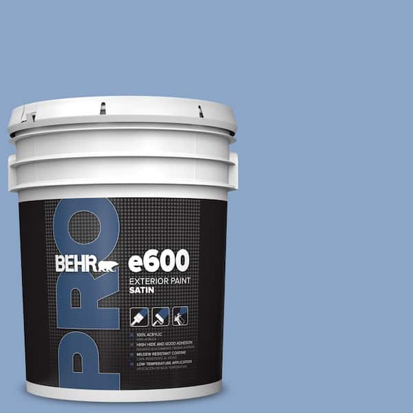 BEHR PRO 5 gal. #590D-4 Romantic Isle Satin Exterior Paint