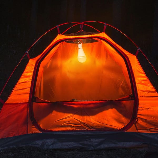 4 Camping Gear and Equipment Compact Camping Light Bulbs LED Hanging Tent  Lights