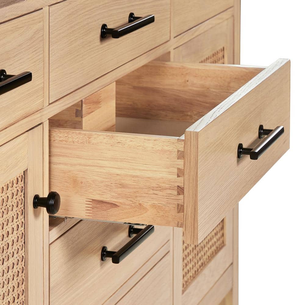 Camila 60" Light Brown Oak Freestanding Vanity Base