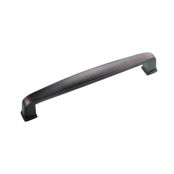 1-Pack Danbury 5.0 in. (128mm) Modern Decorative Oil Rubbed Bronze Cabinet Bar Pull Handles for Cabinets and Drawers