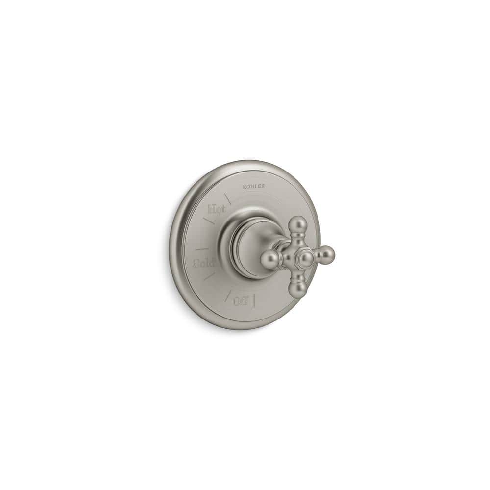 Artifacts 1-Handle Valve Trim with Cross Handle in Vibrant Brushed Nickel price history on PriceWatchPro
