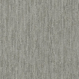 Island Hop - Gretta - Gray 45 oz. SD Polyester Pattern Installed Carpet