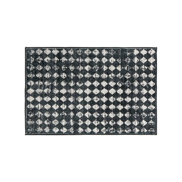 rug.rug 　no2 World Rug Gallery Geometric Distressed Abstract Washable Non Slip