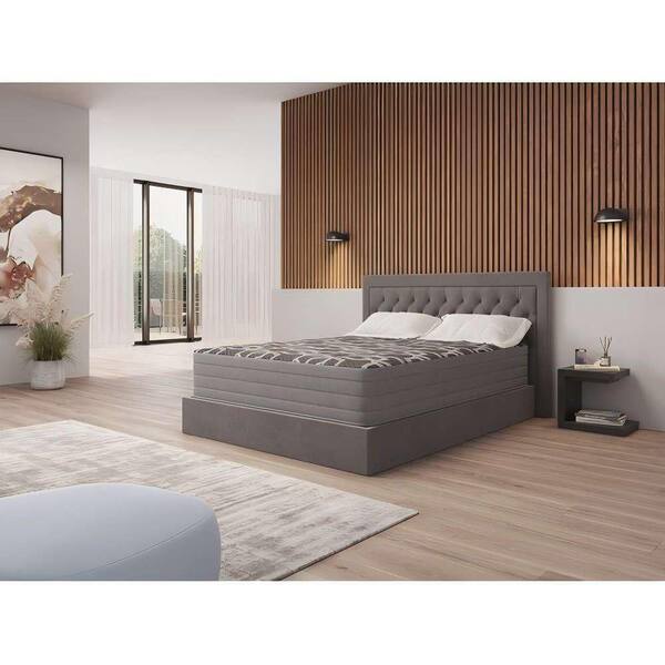 Full Medium 12 in. Smooth Top Hybrid Medium Plush Queen Mattress