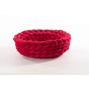 Knitted Small Red Pet Bed Cotton Tube
