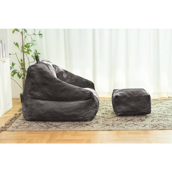 CSC DECOR INC Tufted Bean Bag Chair with Soft Stuffed Filling
