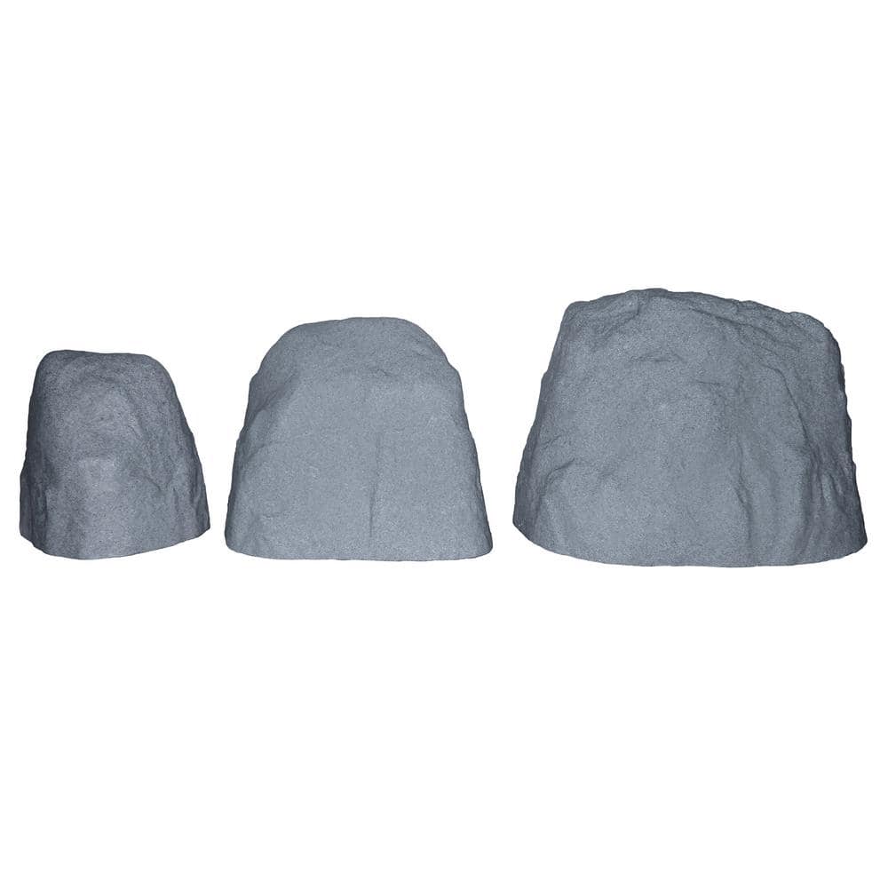 Emsco Granite Landscape Rock Set (3-Piece) 2184 - The Home Depot