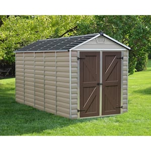 SkyLight 6 ft. x 12 ft. Tan Garden Outdoor Storage Shed
