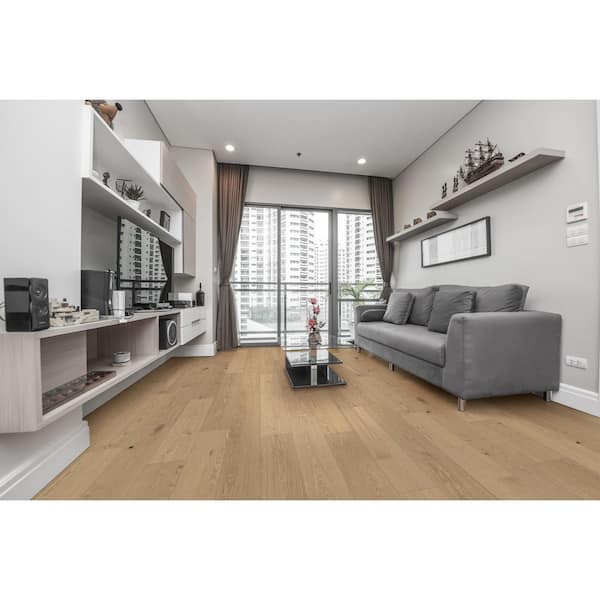Take Home Sample - Turner White Oak Water Resistant Engineered Hardwood Flooring