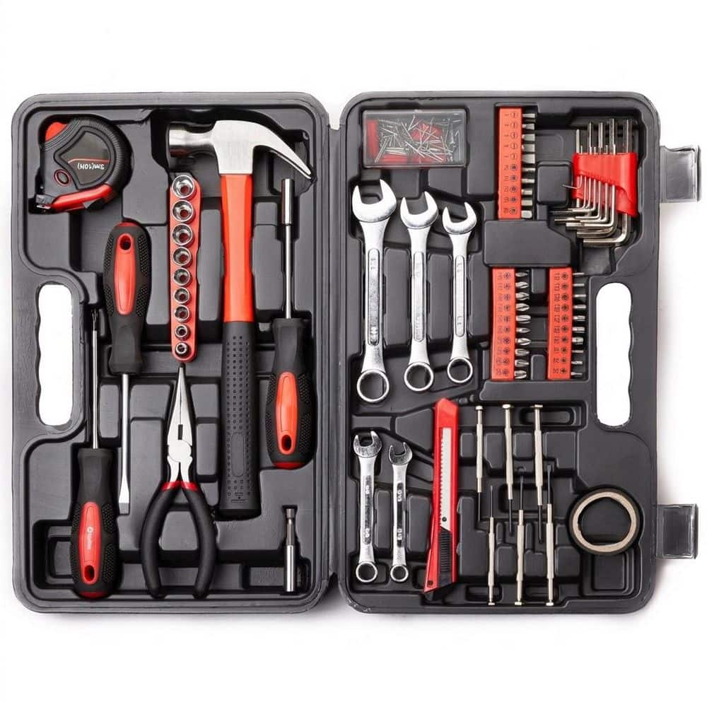 148 Piece Tool Kit with Heat-Treated Corrosion-Resistant Tools for Home Repairs Maintenance Blow-Molded Case price history on PriceWatchPro