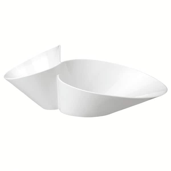 Villeroy & Boch New Wave White Porcelain Chip and Dip Bowl