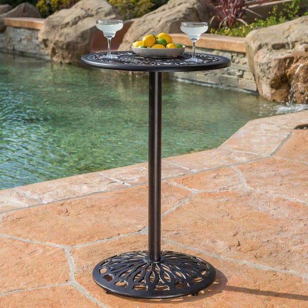 Noble House Phoebe Metal Outdoor Patio Table
