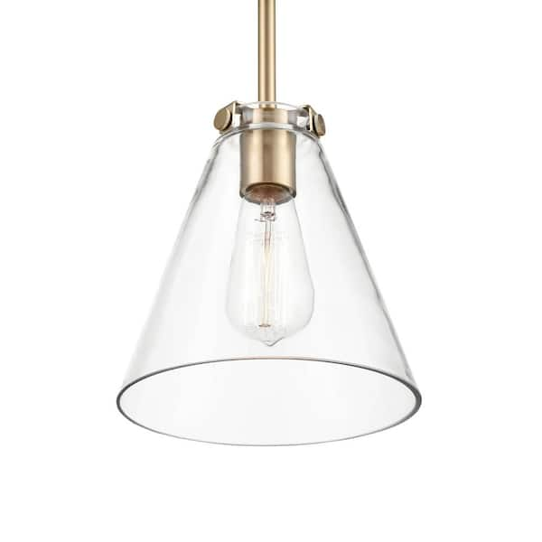 Millennium Lighting Asheville 3-Light Modern Gold Glam Clear Glass