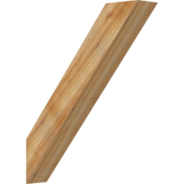 Ekena Millwork 6"W x 30"D x 36"H Traditional Rough Sawn Knee Brace, Western Red Cedar