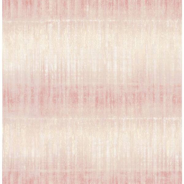 A-Street Prints Sanctuary Pink Ombre Stripe Paper Strippable Roll Wallpaper (Covers 56.4 sq. ft.)