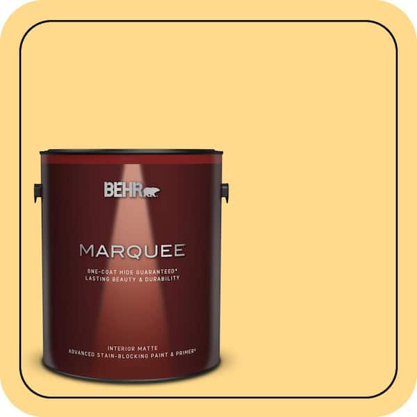 BEHR MARQUEE 1 gal. #P270-4 Egg Cream Matte Interior Paint & Primer
