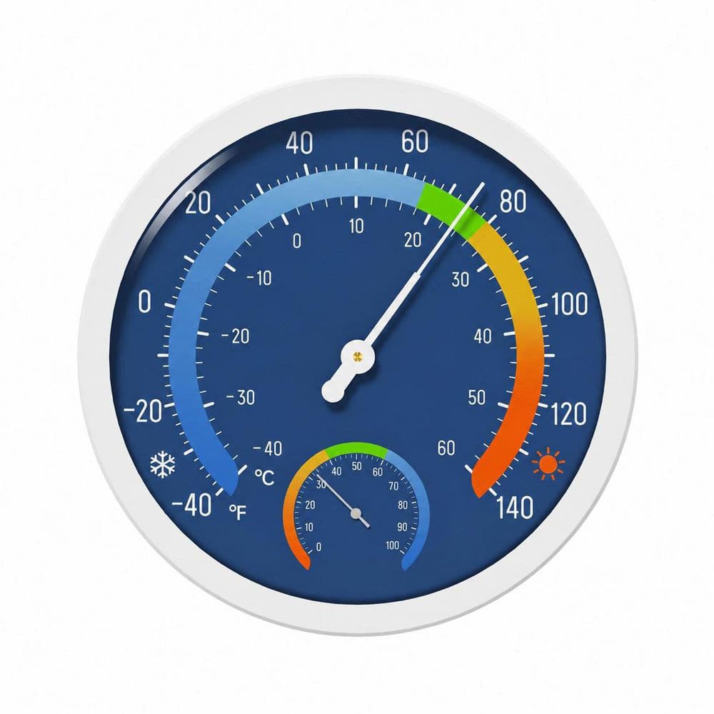 Wireless Analog Indoor Outdoor Thermometer Hygrometer Dual Dial Large Display Temperature Humidity Monitor 1 Piece price history on PriceWatchPro