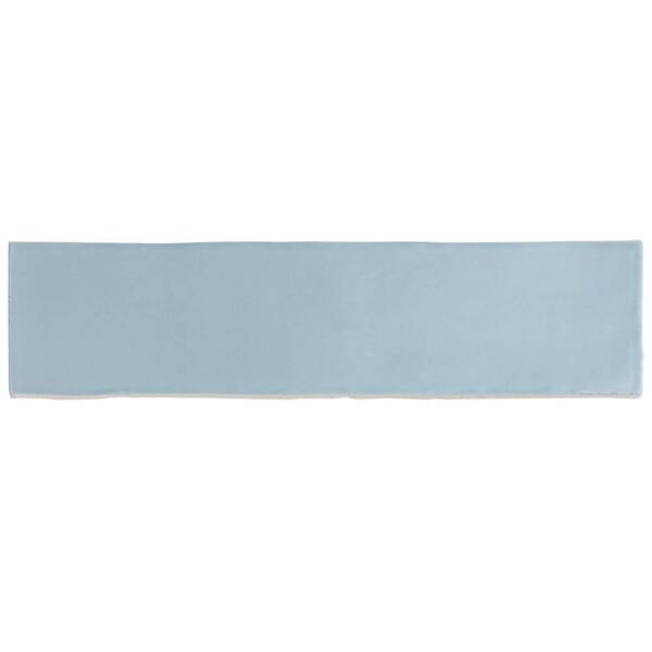 Brighton Blue Matt Ceramic Wall & floor Tile, Pack of 7, (L)450mm