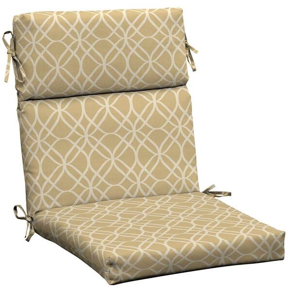 Hampton Bay Roux Sandollar Dining Chair Cushion-DISCONTINUED