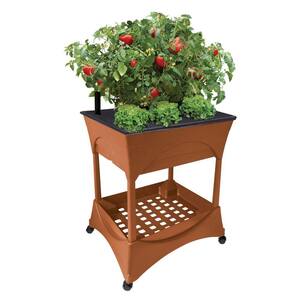 Easy Pickers Plastic Raised Garden Bed Garden Grow Box with Stand