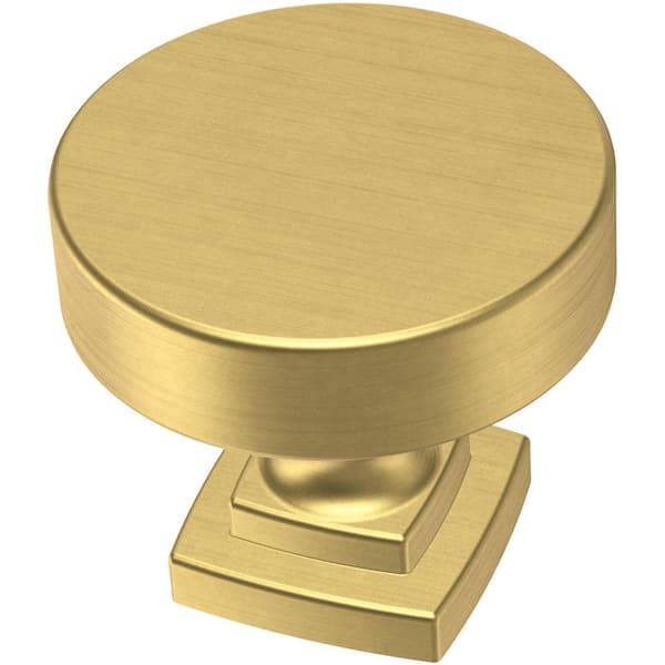Heritage Brass Satin Brass 32mm Cabinet Knob, Round Cabinet Knobs