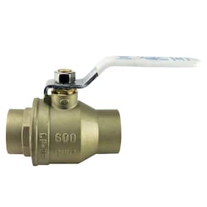 1-1/2 in. Lead Free Brass SWT x SWT Ball Valve