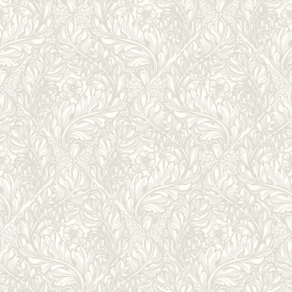 Unbranded Llewelyn-Bowen Off The Wall Beige Floral Rambleicious Matte Finish Non-Pasted Non-Woven Wallpaper Sample