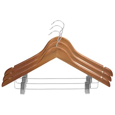 Home Basics Black Velvet Shirt Hangers 3-Pack HDC65632 - The Home Depot