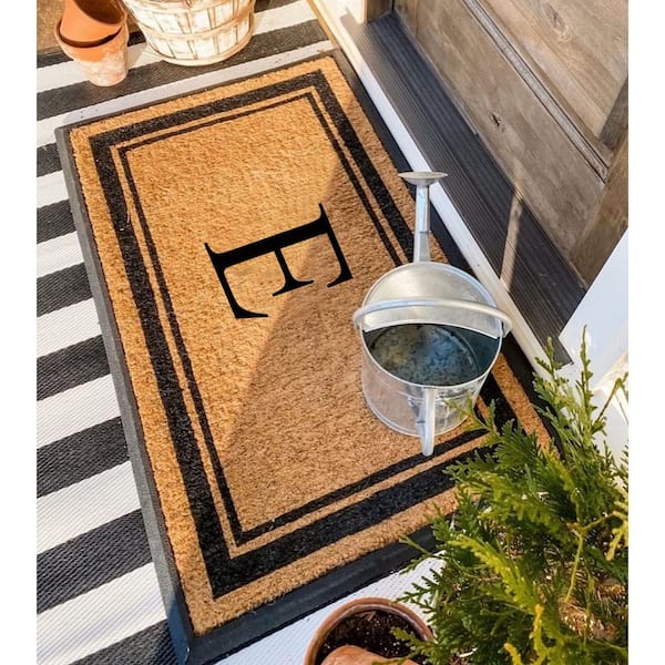 Doormat Personalized Made of Coconut, Dirt Trapping Mat
