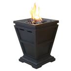 11 in. W x 11 in. D Tabletop LP Gas Fire Pit with Electronic Ignition and Lava Rocks