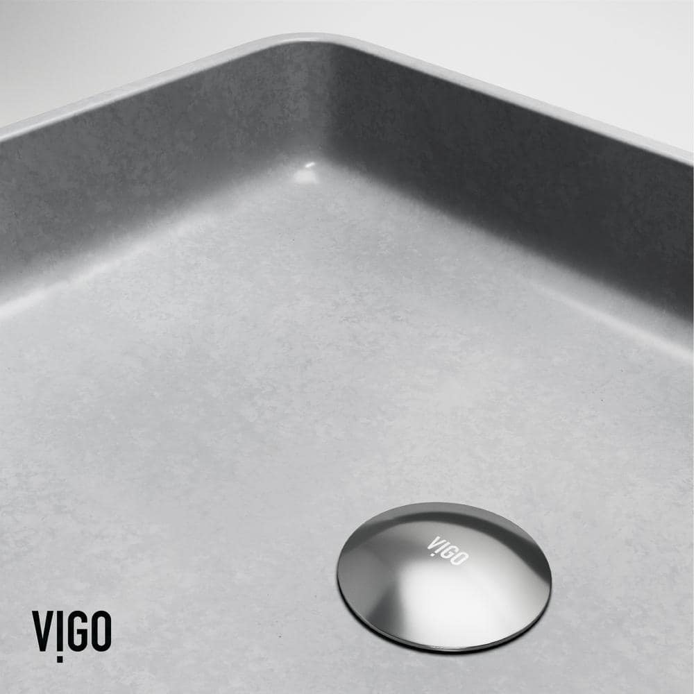 Concerto Ceramic 19"x14" Above-Counter Rectangular Vessel Sink