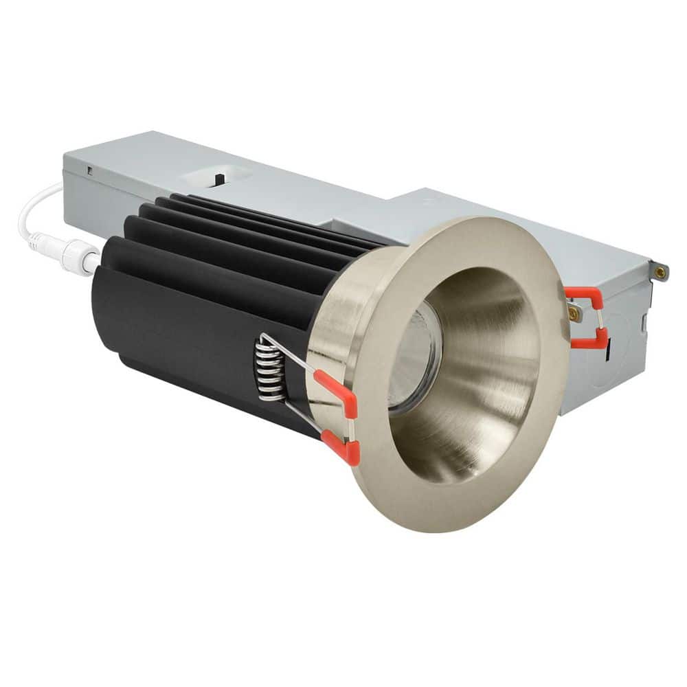 2 In. Integrated LED Regressed Light with Round Brushed Nickel Trim, 5CCT, Dimmable, 14/20W, 60°, 1200/1700LM, 120-277V price history on PriceWatchPro