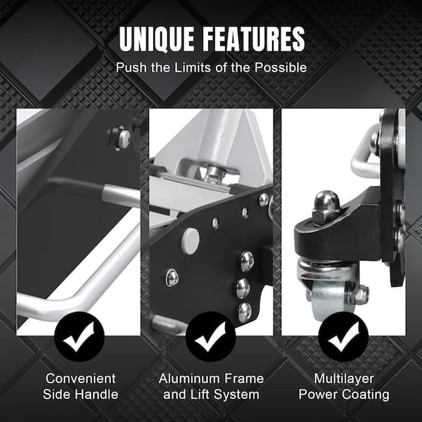 JacKセット Pro Lift 2.5 Ton Low Profile Floor Jack - Car Lift for Home