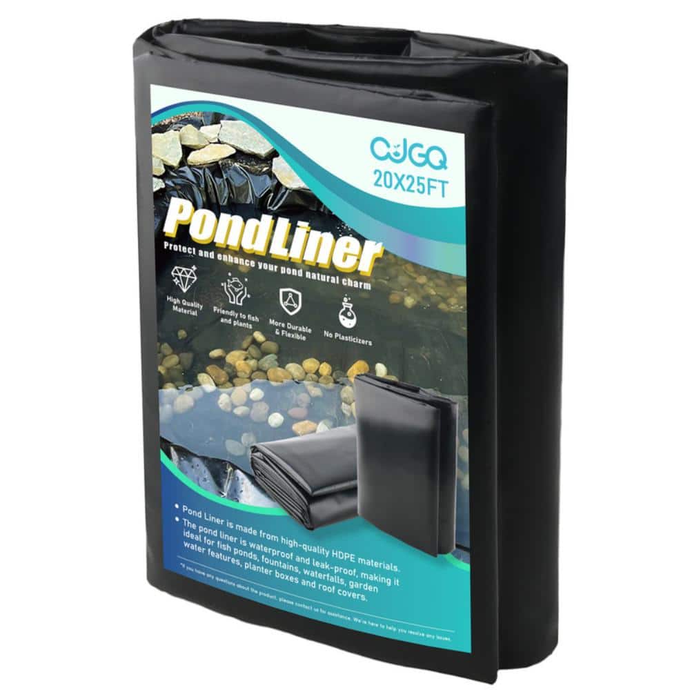 20 ft. x 25 ft. HDPE Pond Liner Anti-UV and Corrosion Resistance for Fish/Koi Ponds Water Gardens price history on PriceWatchPro