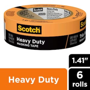 Scotch 1.41 in. x 60.1 yds. Heavy Duty Grade Masking Tape (Case of 4)