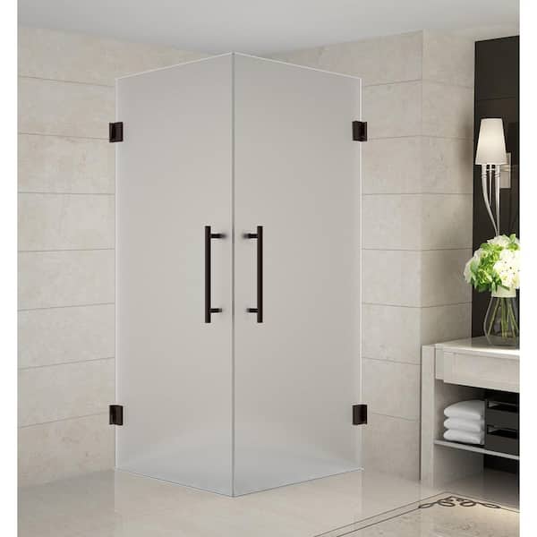 Frameless Corner Shower Doors and Enclosures - Free Shipping