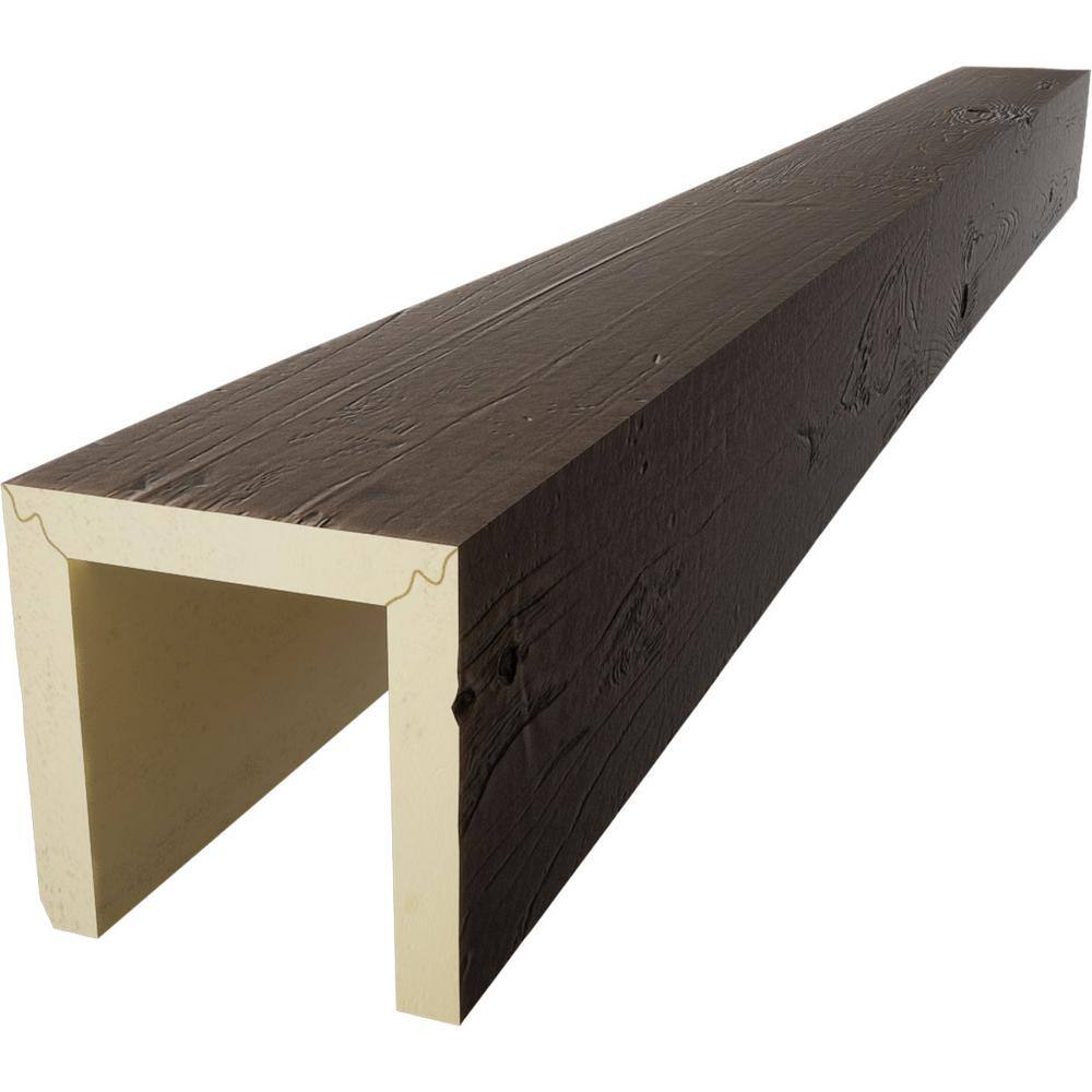 8' Premium Aged Faux Wood Knotty Pine Ceiling Beam