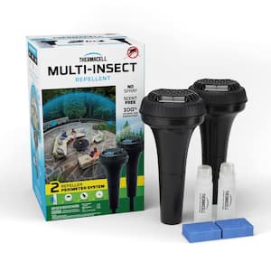 Multi-Insect Outdoor Perimeter Repeller System 15 ft. Coverage and Deet Free (Pack of 2)