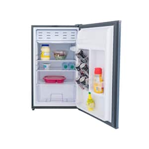 NewAir 3.1 cu. ft. Compact Mini Fridge in Gray with Freezer NRF031GA00 -  The Home Depot