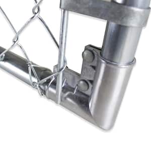 Chain Link Fence Gate 1-3/8 in. x 1-3/8 in. Aluminum Elbow with Nut and Bolt