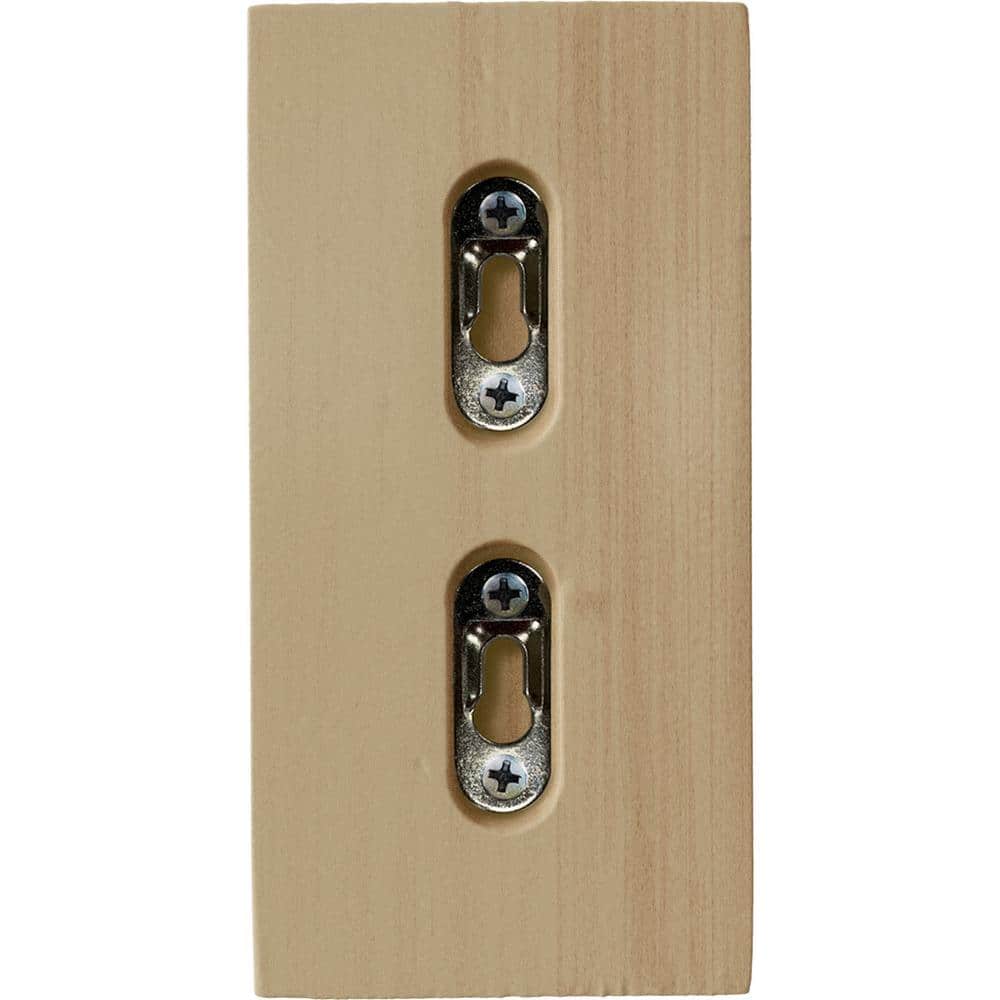 Small Unfinished Rubberwood Lawson Corbel, 3"W x 3.5"D x 6"H
