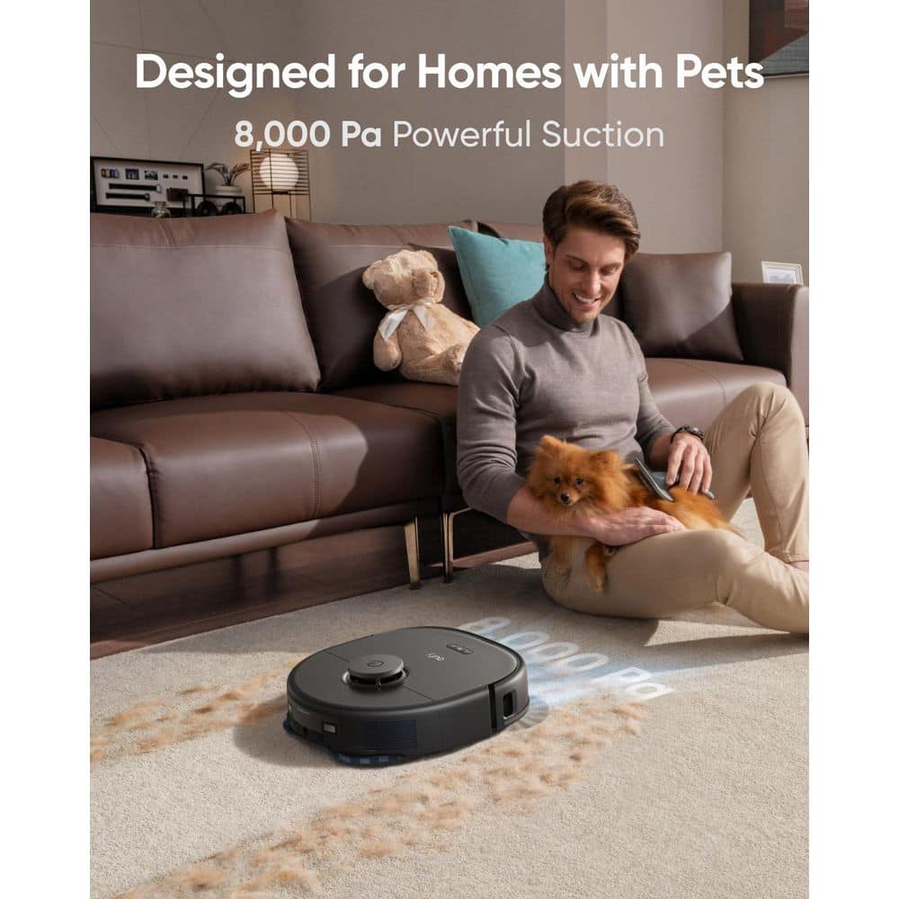 Eufy X10 Pro Omni Black Cordless Robot Vacuum and Mop